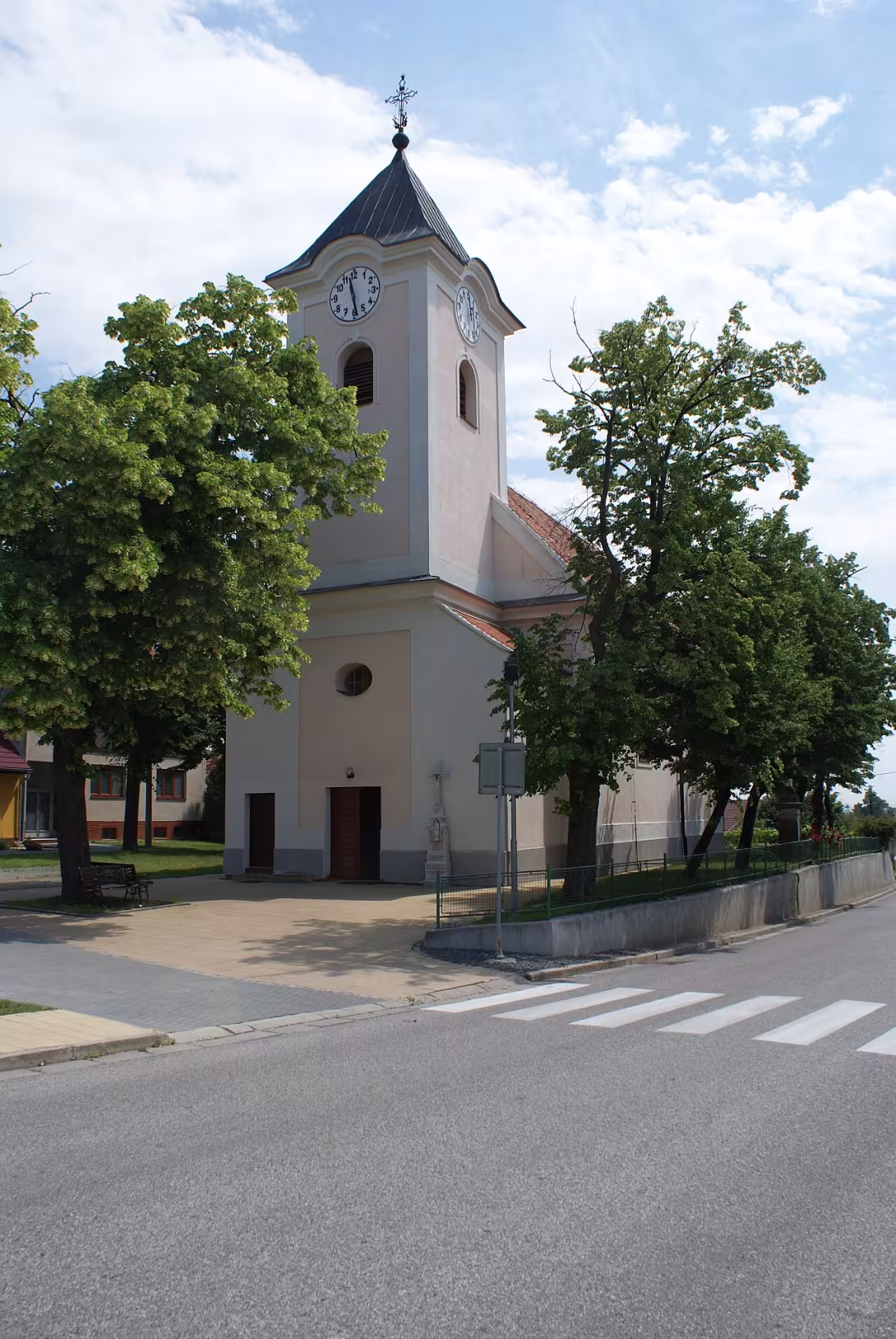Dnešní pohled – Kostel svaté Barbory (Šakvice)