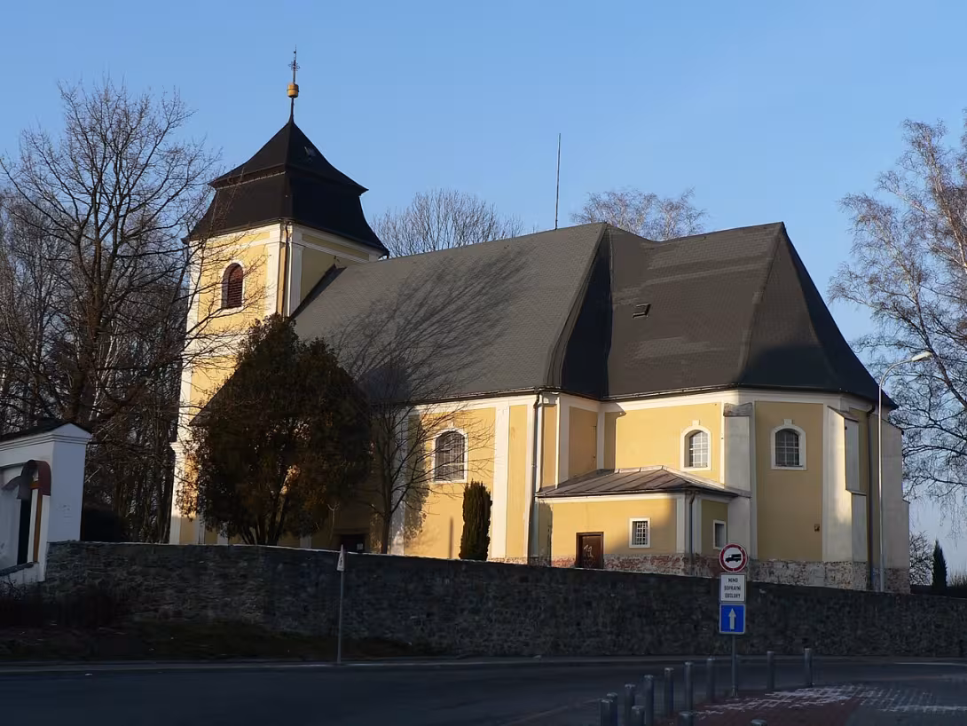 Dnešní pohled – Kostel svaté Barbory (Zábřeh)
