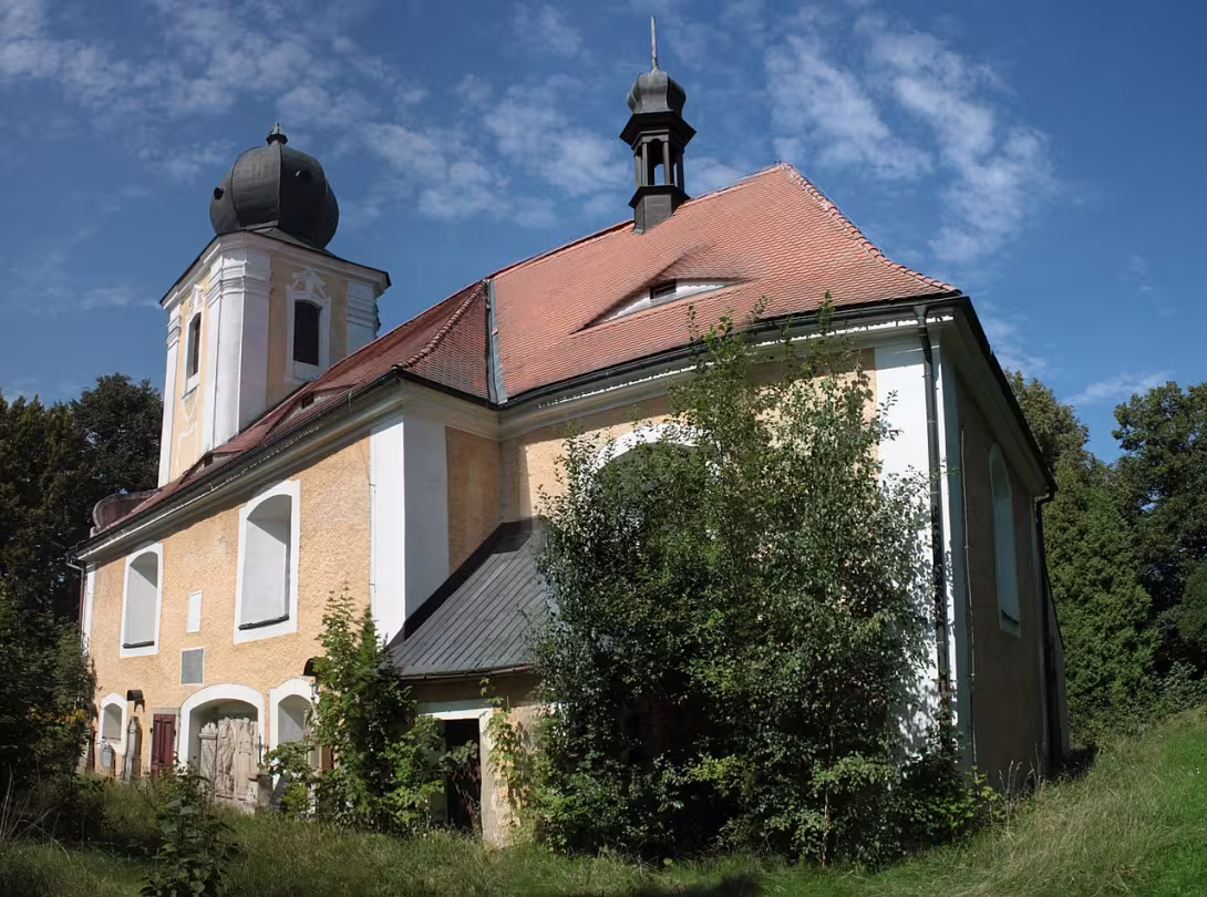 Dnešní pohled – Kostel svaté Heleny