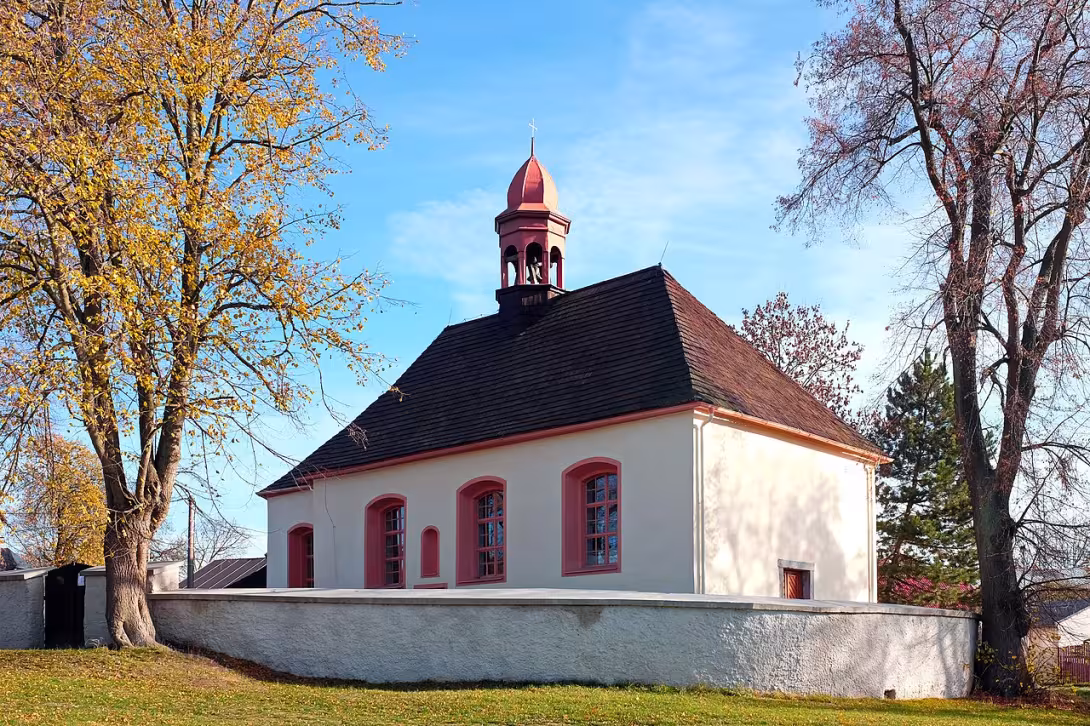 Dnešní pohled – Kostel svaté Kateřiny (Olšová Vrata)