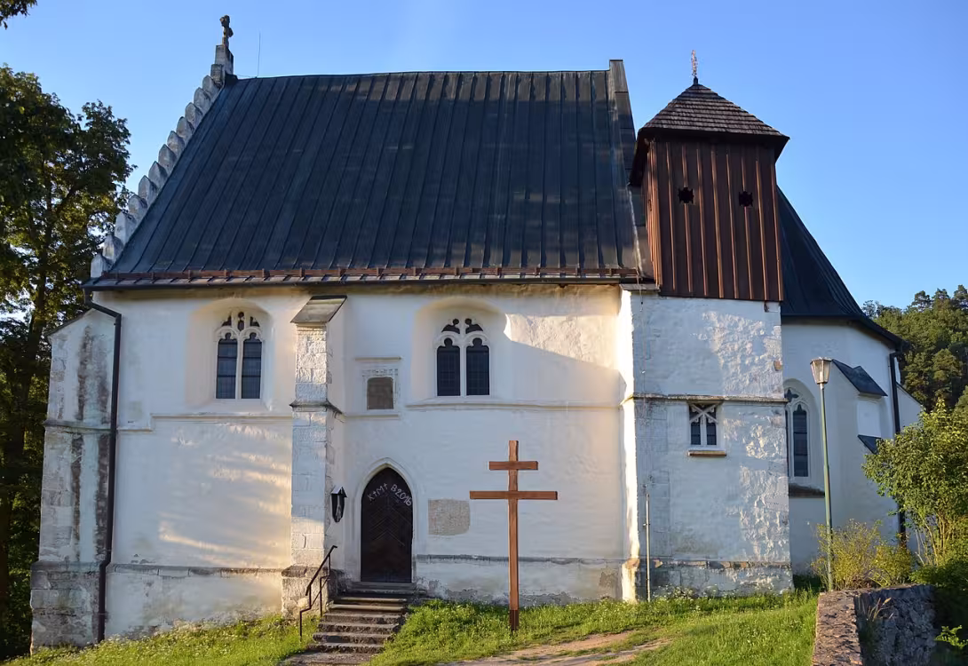 Dzisiejszy widok – Kostel svaté Kateřiny (Svatá Kateřina)