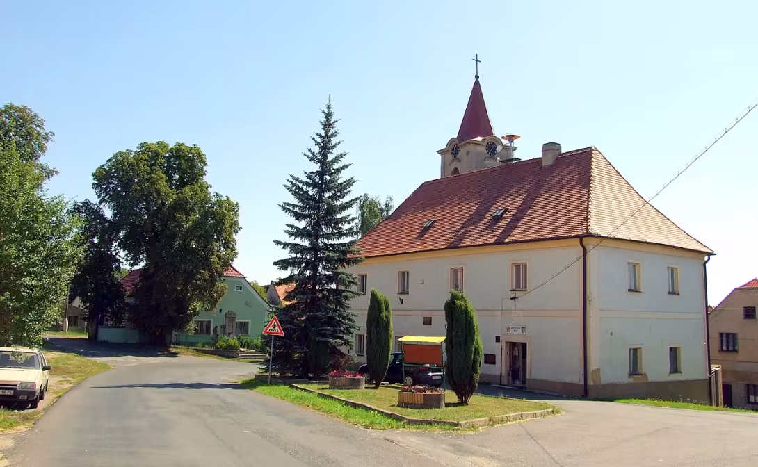 Dnešní pohled – Kostel svaté Kateřiny ve Mšeci
