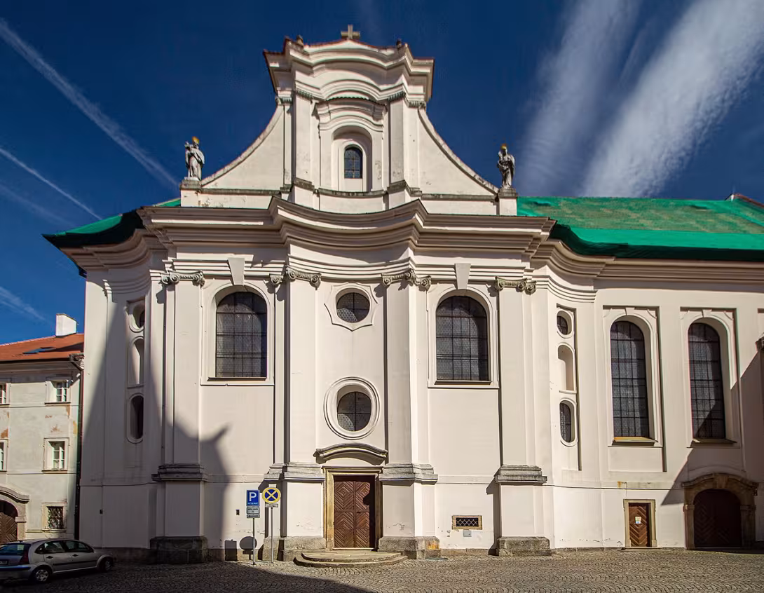 Today's view – Kostel svaté Kláry v Chebu