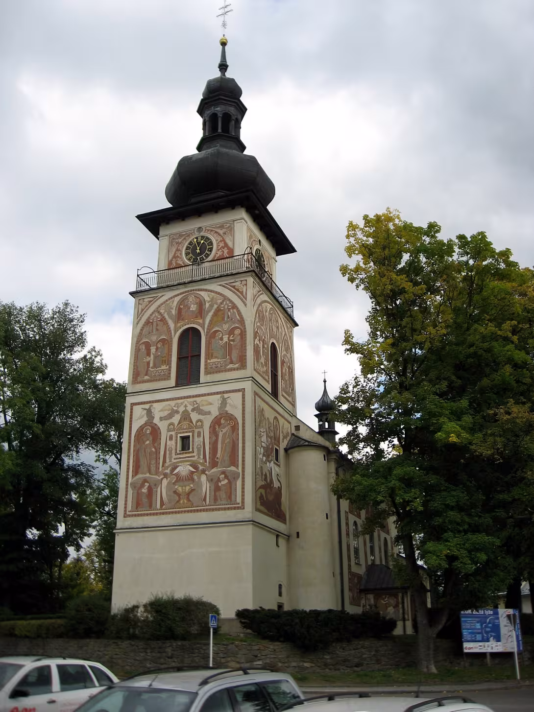 Dzisiejszy widok – Kostel svaté Kunhuty (Nové Město na Moravě)