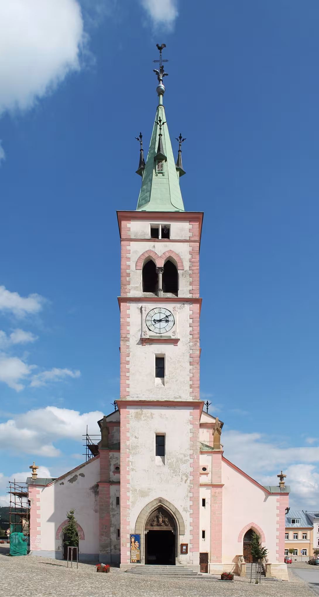 Dnešní pohled – Kostel svaté Markéty (Kašperské Hory)