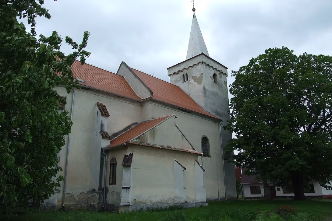 Dnešní pohled – Kostel svaté Markéty (Suchohrdly u Miroslavi)