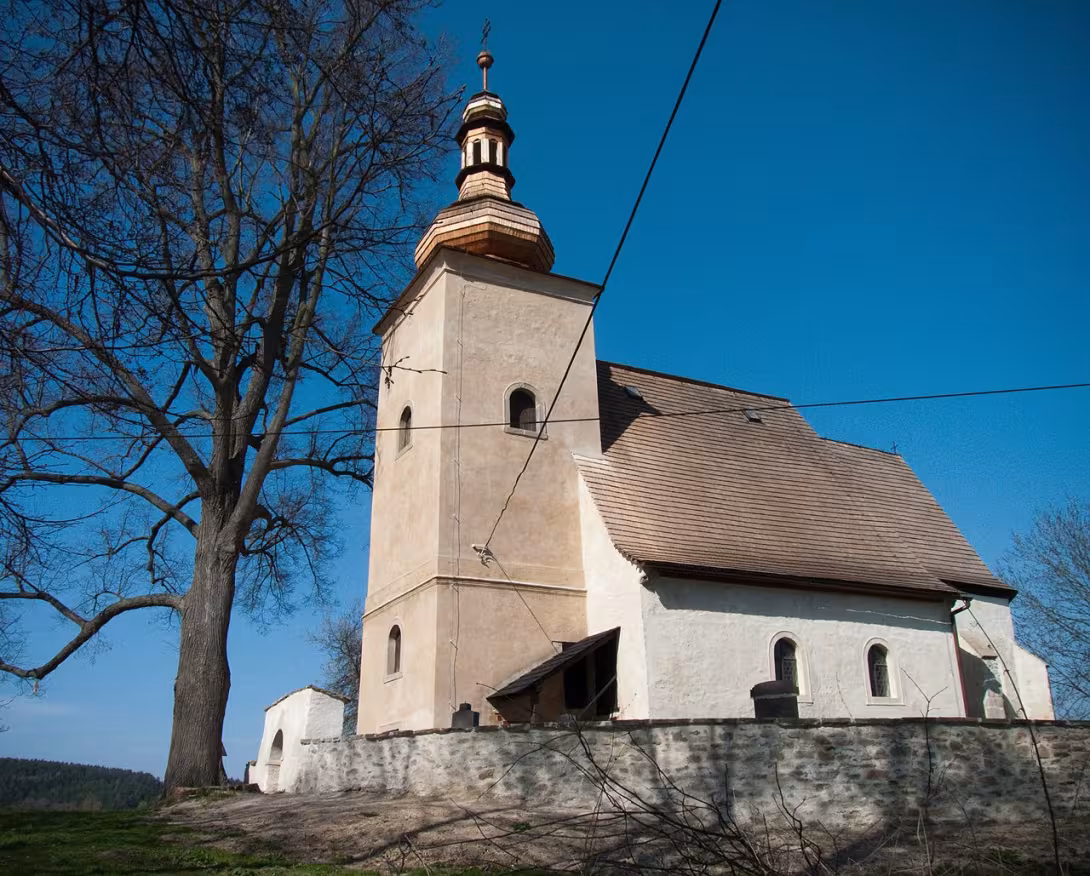 Dnešní pohled – Kostel svaté Markéty (Loukov)