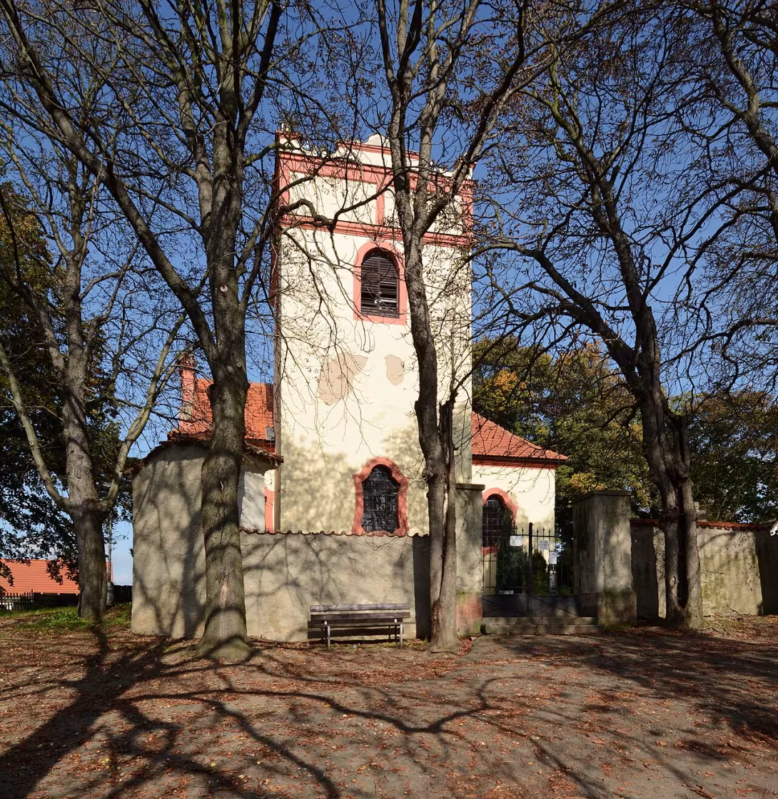 Dnešní pohled – Kostel svaté Markéty (Kralovice)