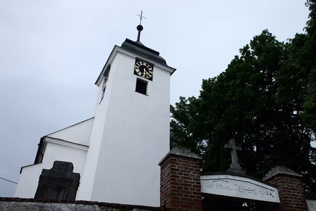 Dnešní pohled – Kostel svaté Markéty (Ouběnice)
