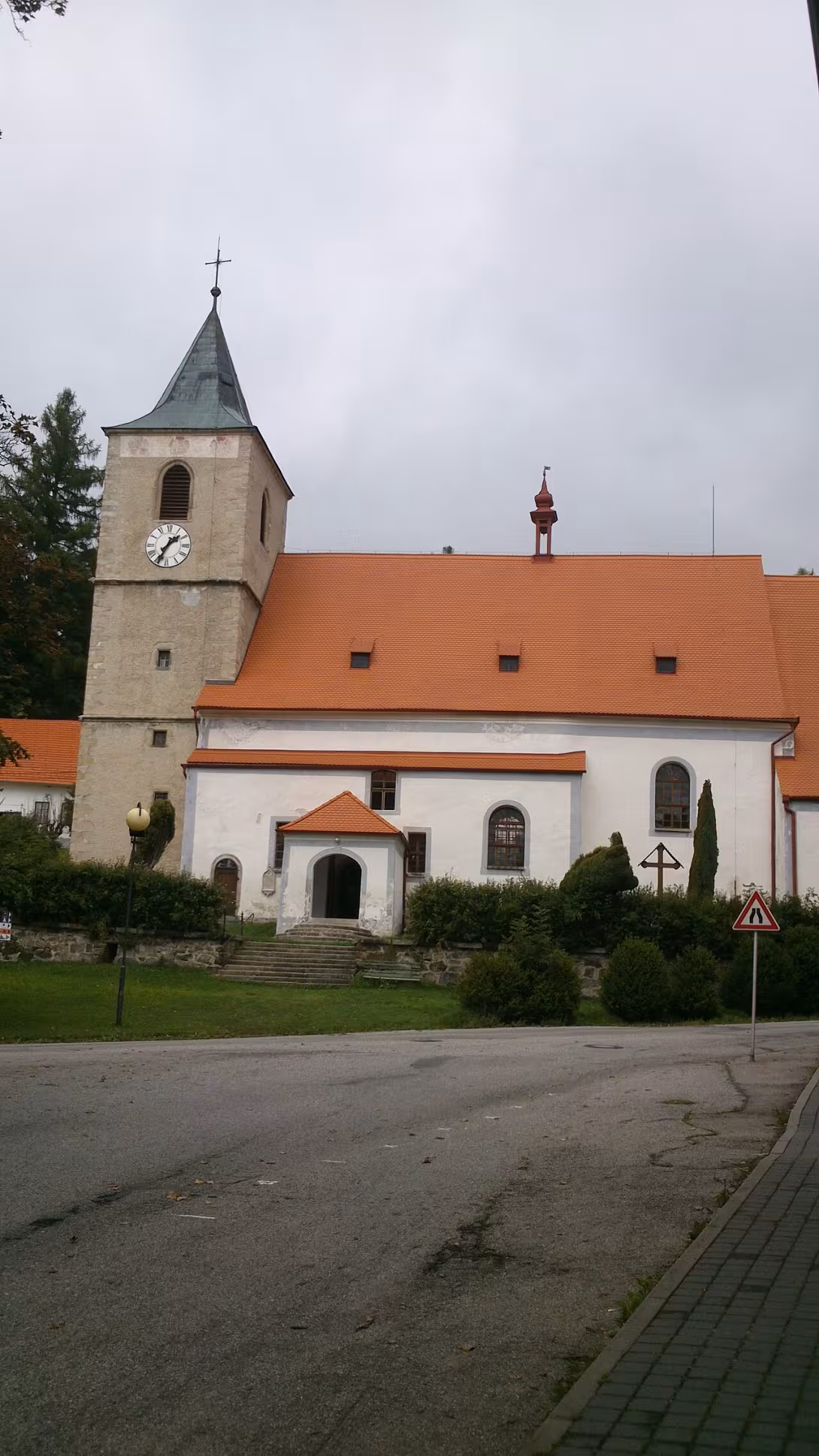 Dnešní pohled – Kostel svaté Markéty (Horní Planá)