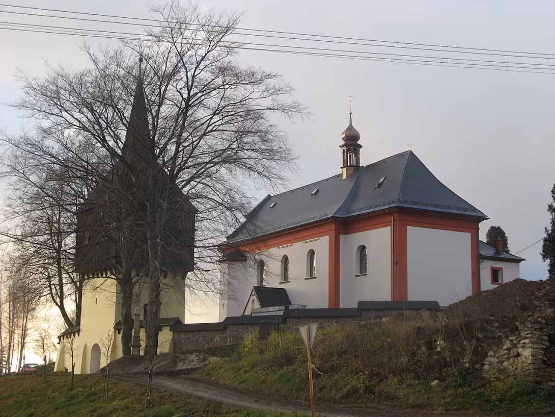 Dzisiejszy widok – Kostel svaté Máří Magdaleny (Kamenná Horka)