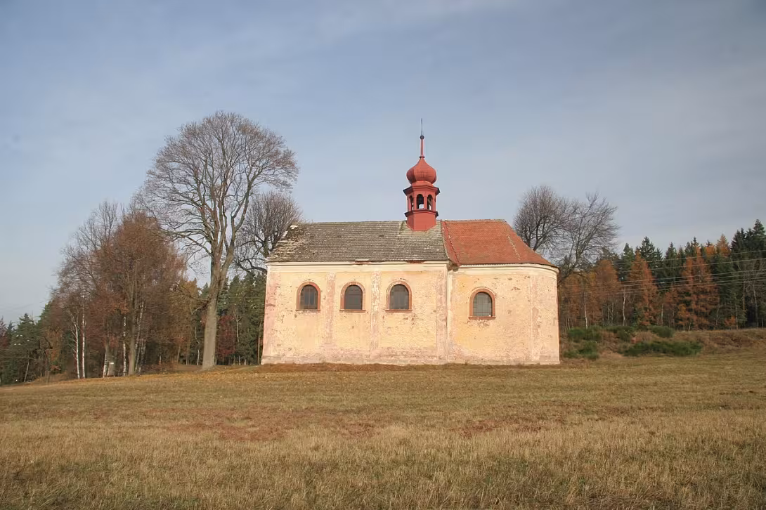 Dnešní pohled – Kostel svaté Máří Magdaleny (Stupná)