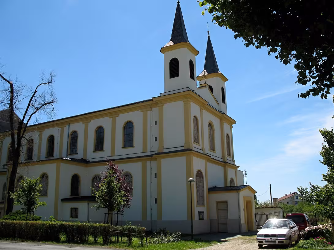 Dzisiejszy widok – Kostel svatého Alfonse