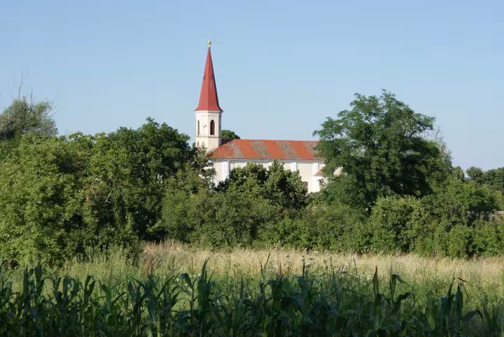 Dnešní pohled – Kostel svatého Antonína Paduánského (Hrabětice)