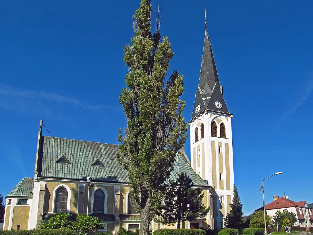 Dnešní pohled – Kostel svatého Antonína Paduánského (Liberec XIV-Ruprechtice)