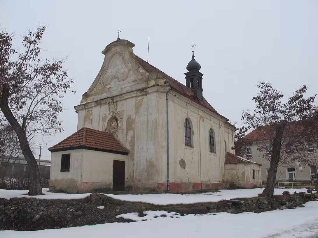 Dnešní pohled – Kostel svatého Antonína Paduánského (Kostice)