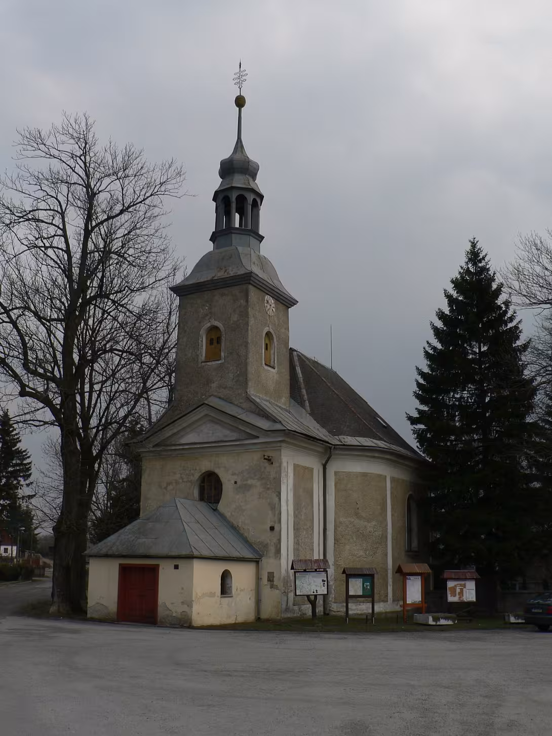 Dnešní pohled – Kostel svatého Antonína Paduánského (Tvrdkov)