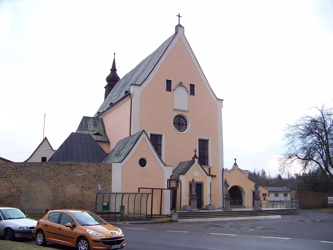 Dnešní pohled – Kostel svatého Antonína Paduánského (Sokolov)