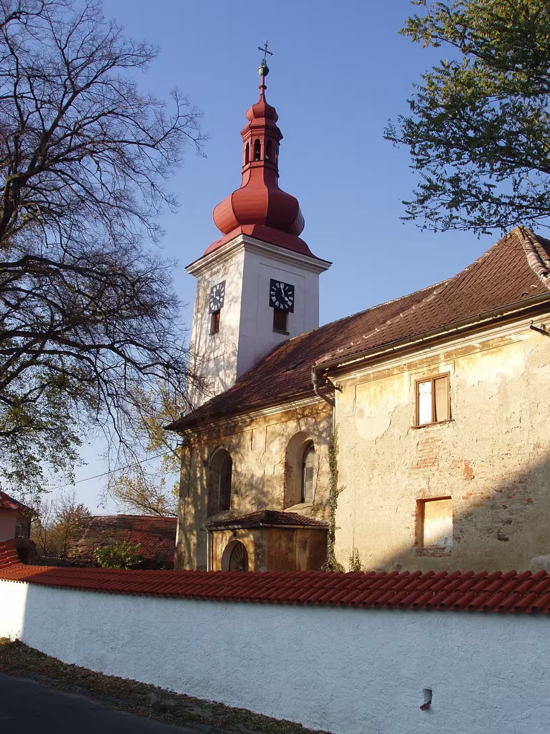 Dnešní pohled – Kostel svatého Bartoloměje (Solopysky)