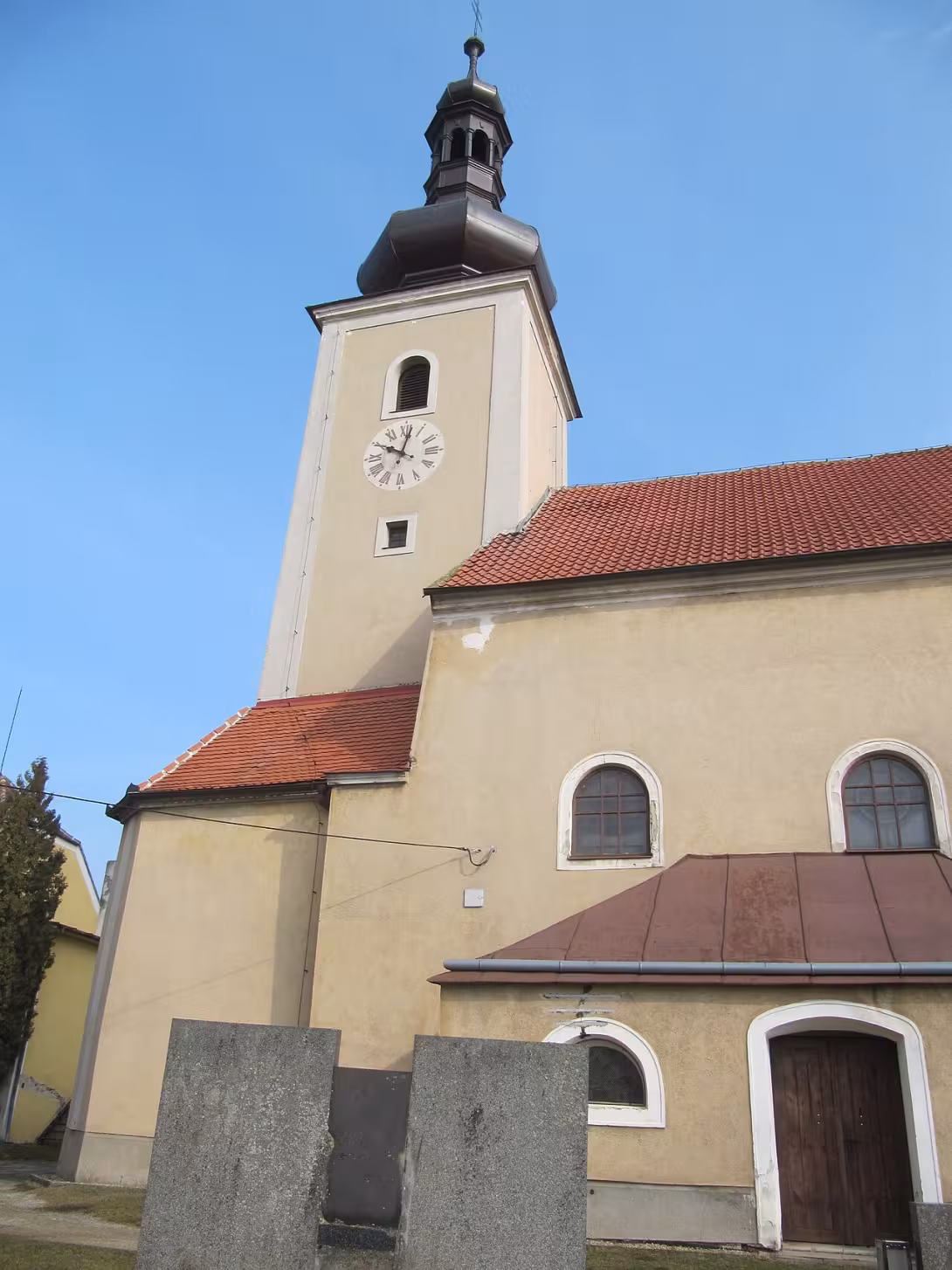 Dnešní pohled – Kostel svatého Bartoloměje (Blížkovice)