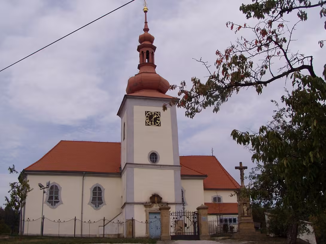 Dnešní pohled – Kostel svatého Bartoloměje (Chodovice)