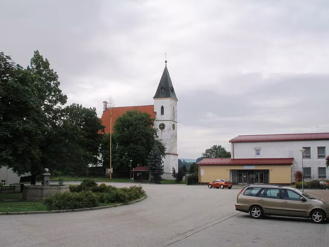 Dnešní pohled – Kostel svatého Bartoloměje (Ktiš)