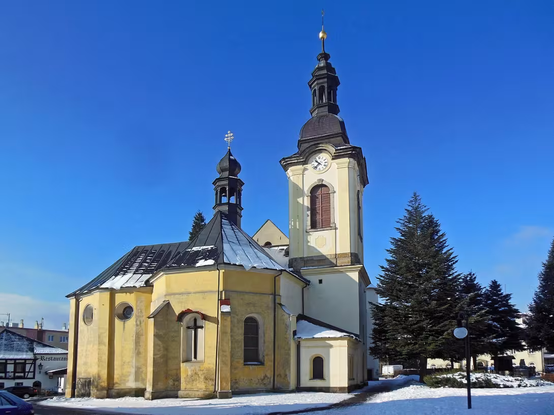 Dnešní pohled – Kostel svatého Bartoloměje v Rumburku
