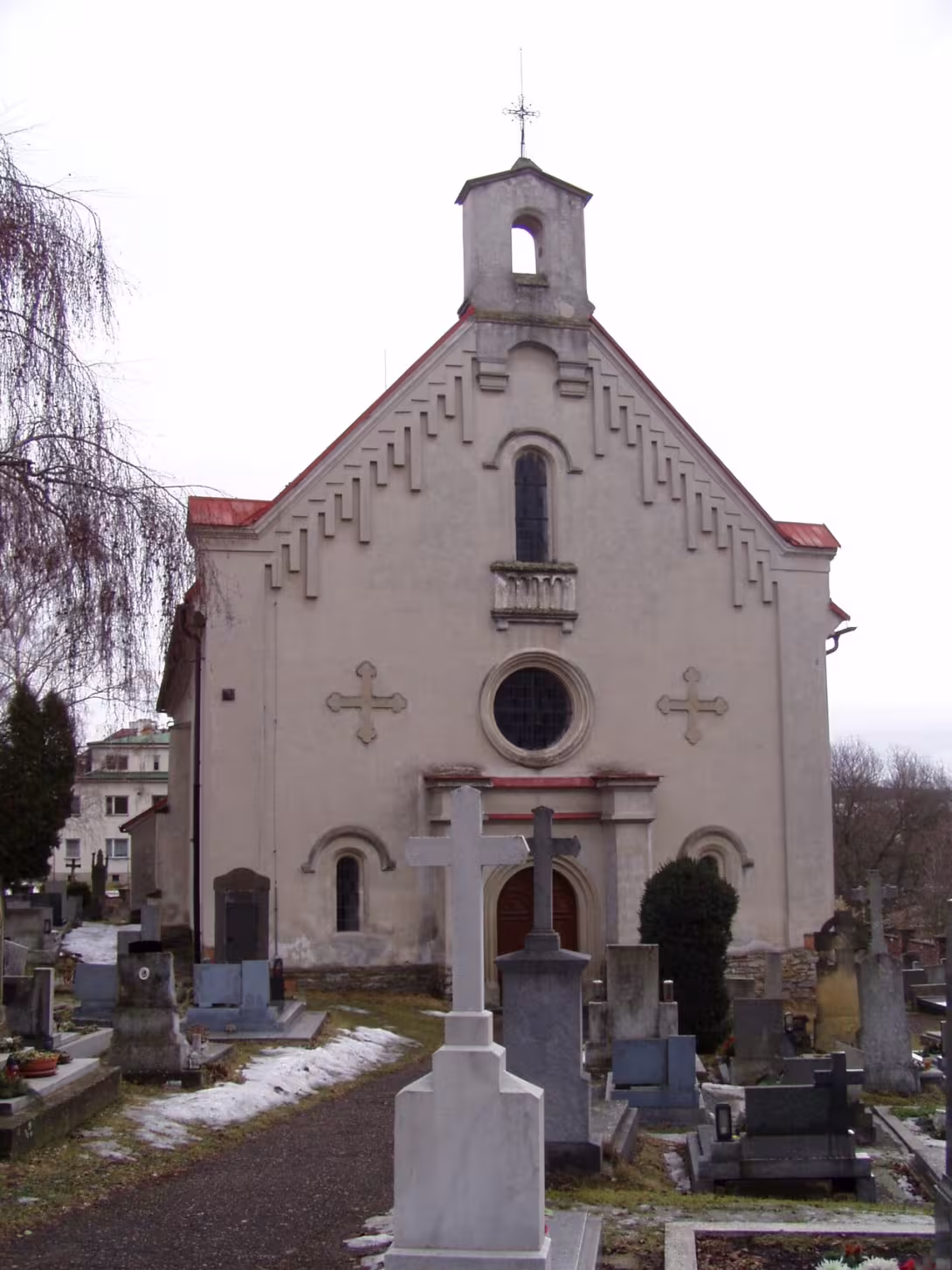 Today's view – Kostel svatého Ducha (Krčín)