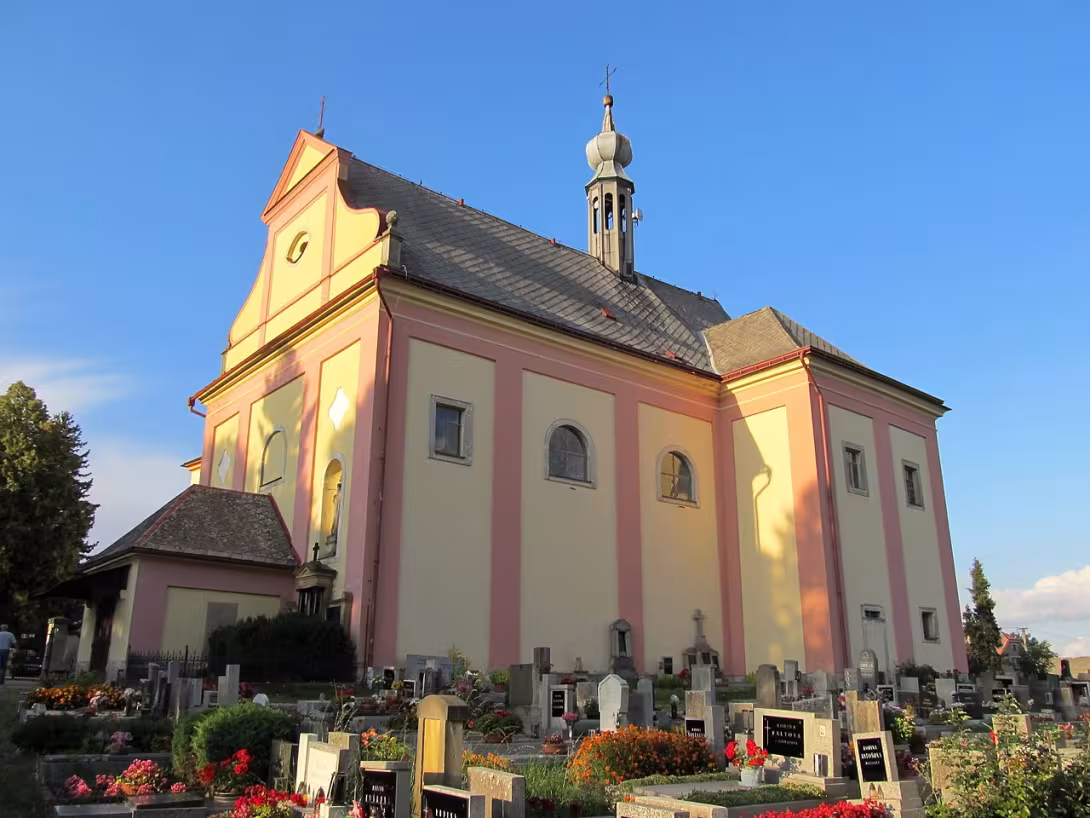 Dnešní pohled – Kostel svatého Ducha (Hořičky)