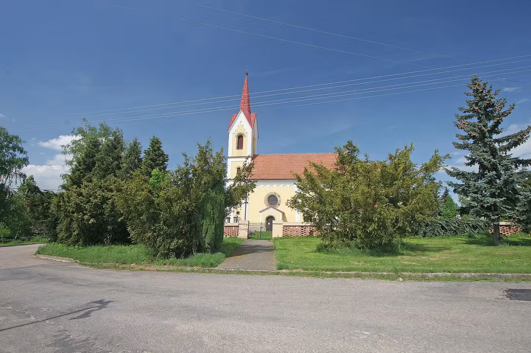 Heutige Ansicht – Kostel svatého Filipa a Jakuba (Mlékosrby)