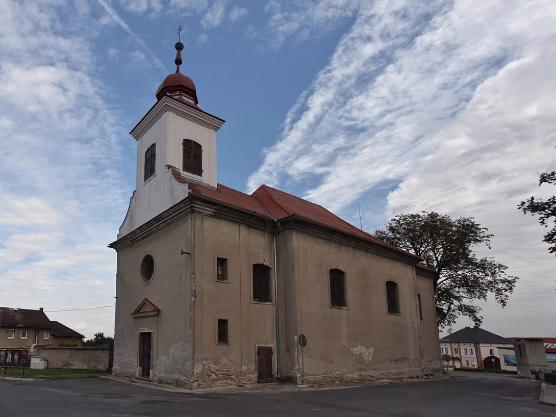 Dnešný pohľad – Kostel svatého Františka z Assisi (Dolní Slivno)