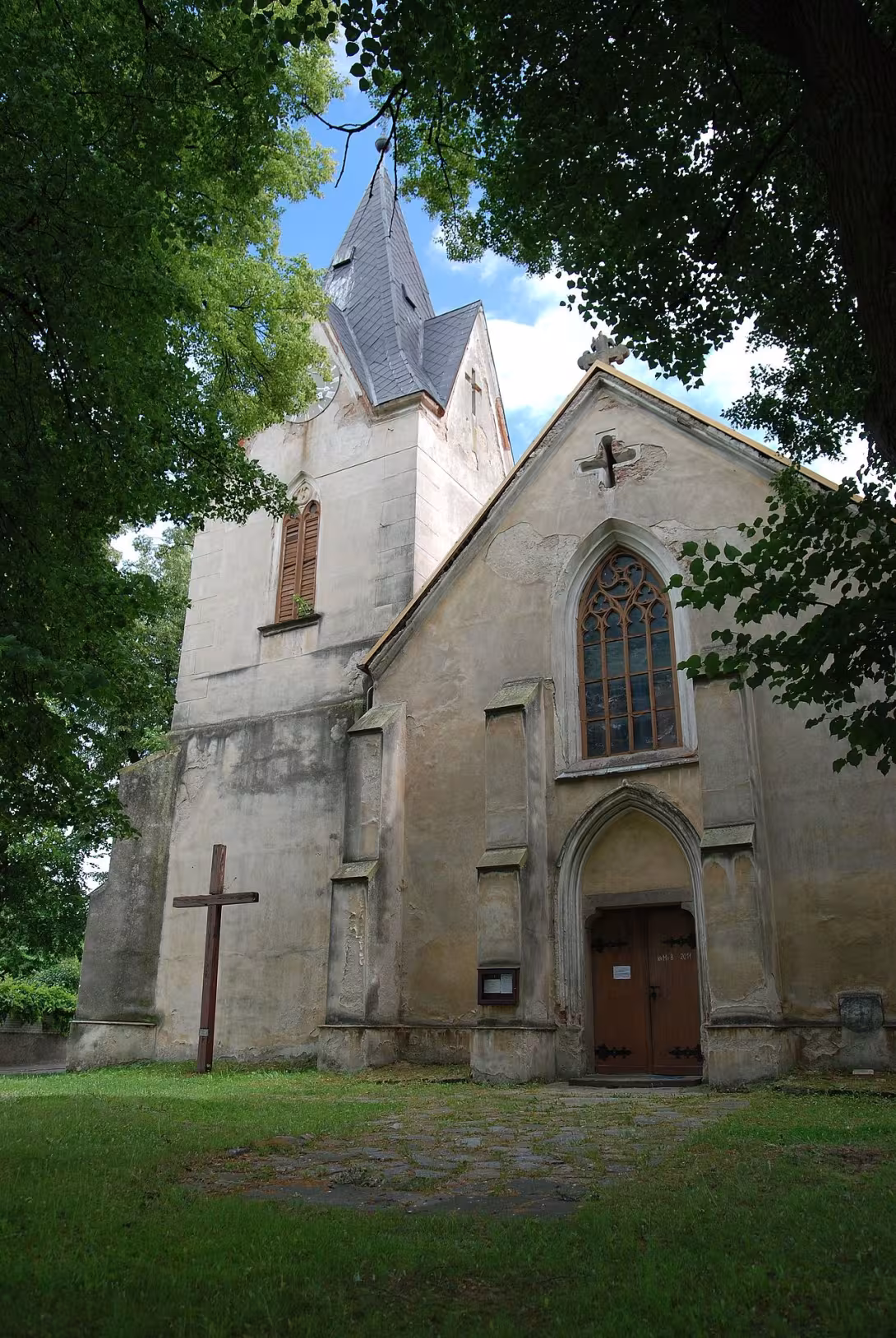 Today's view – Kostel svatého Gotharda (Potěhy)