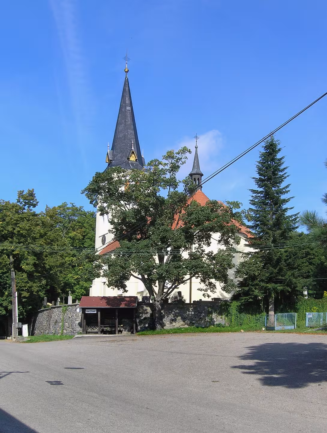 Dnešní pohled – Kostel svatého Havla (Chotýšany)