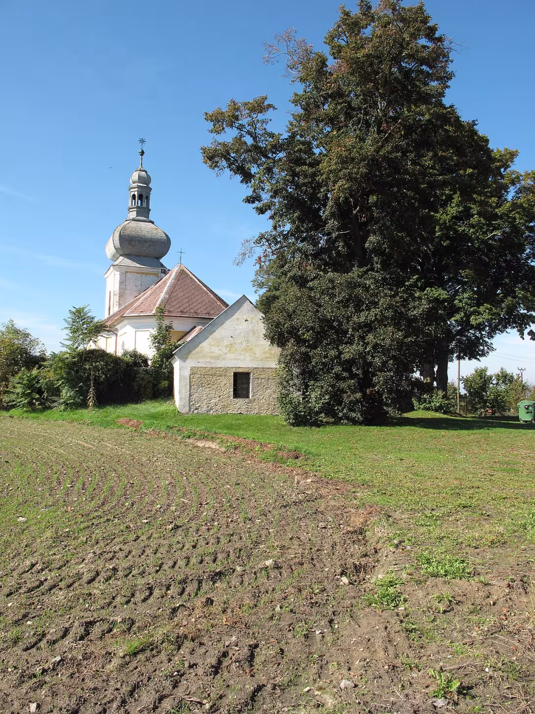 Dnešní pohled – Kostel svatého Havla (Podveky)