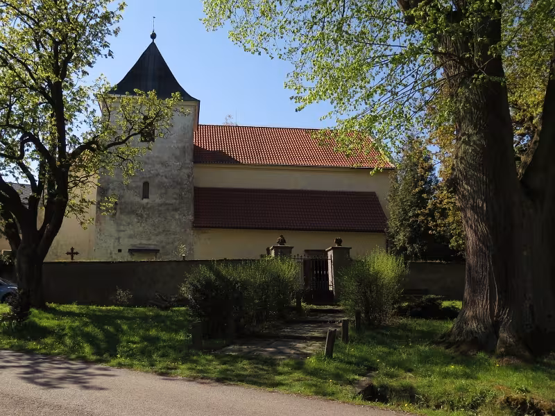 Dzisiejszy widok – Kostel svatého Havla (Střezimíř)