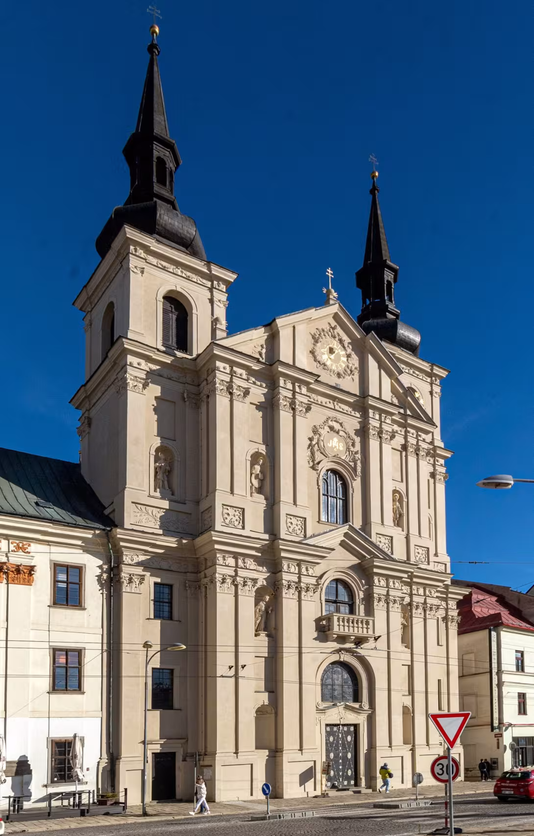 Today's view – Kostel svatého Ignáce z Loyoly (Jihlava)