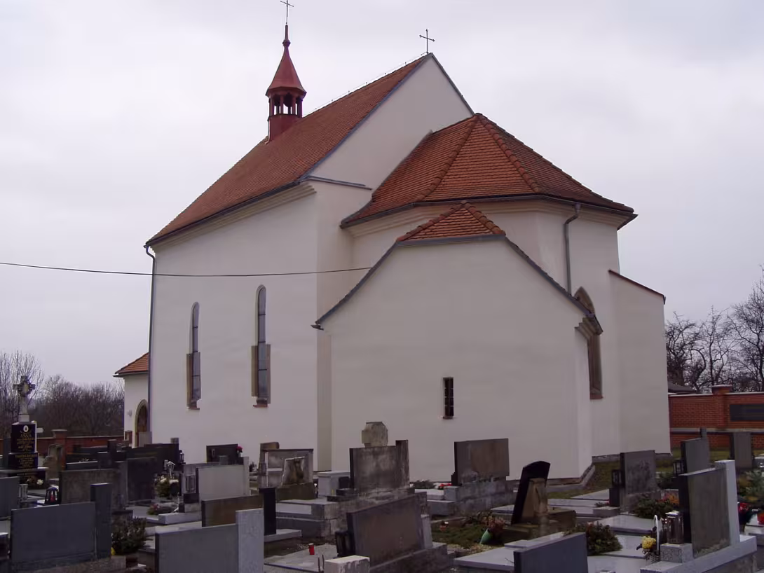 Dnešní pohled – Kostel svatého Jakuba (Černčice)