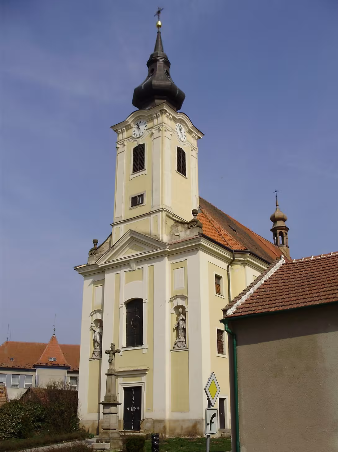 Dnešní pohled – Kostel svatého Jakuba (Hvězdlice)