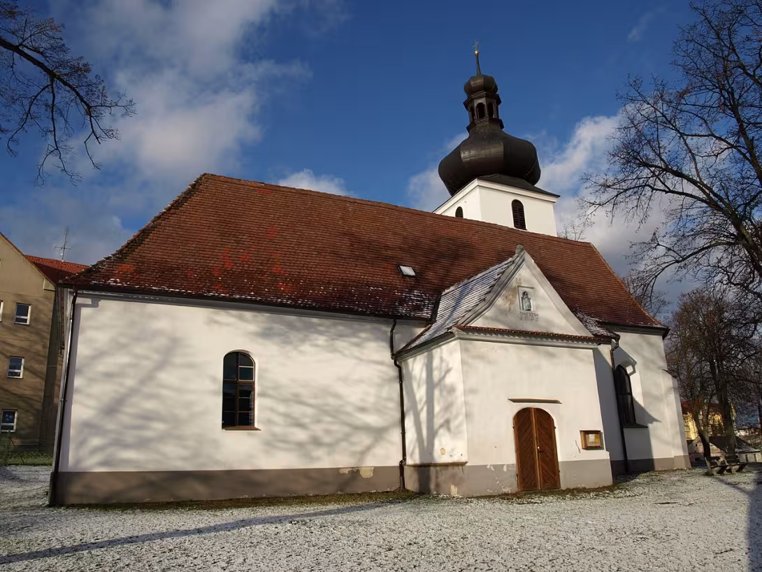 Dnešní pohled – Kostel svatého Jakuba (Jílovice)