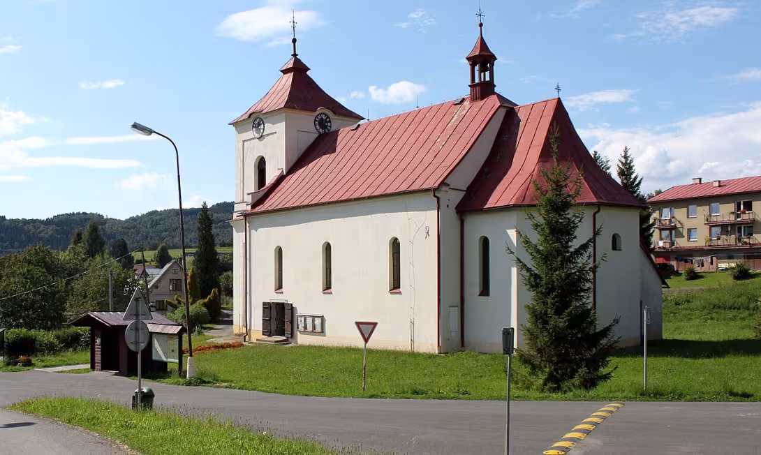 Heutige Ansicht – Kostel svatého Jakuba (Poniklá)
