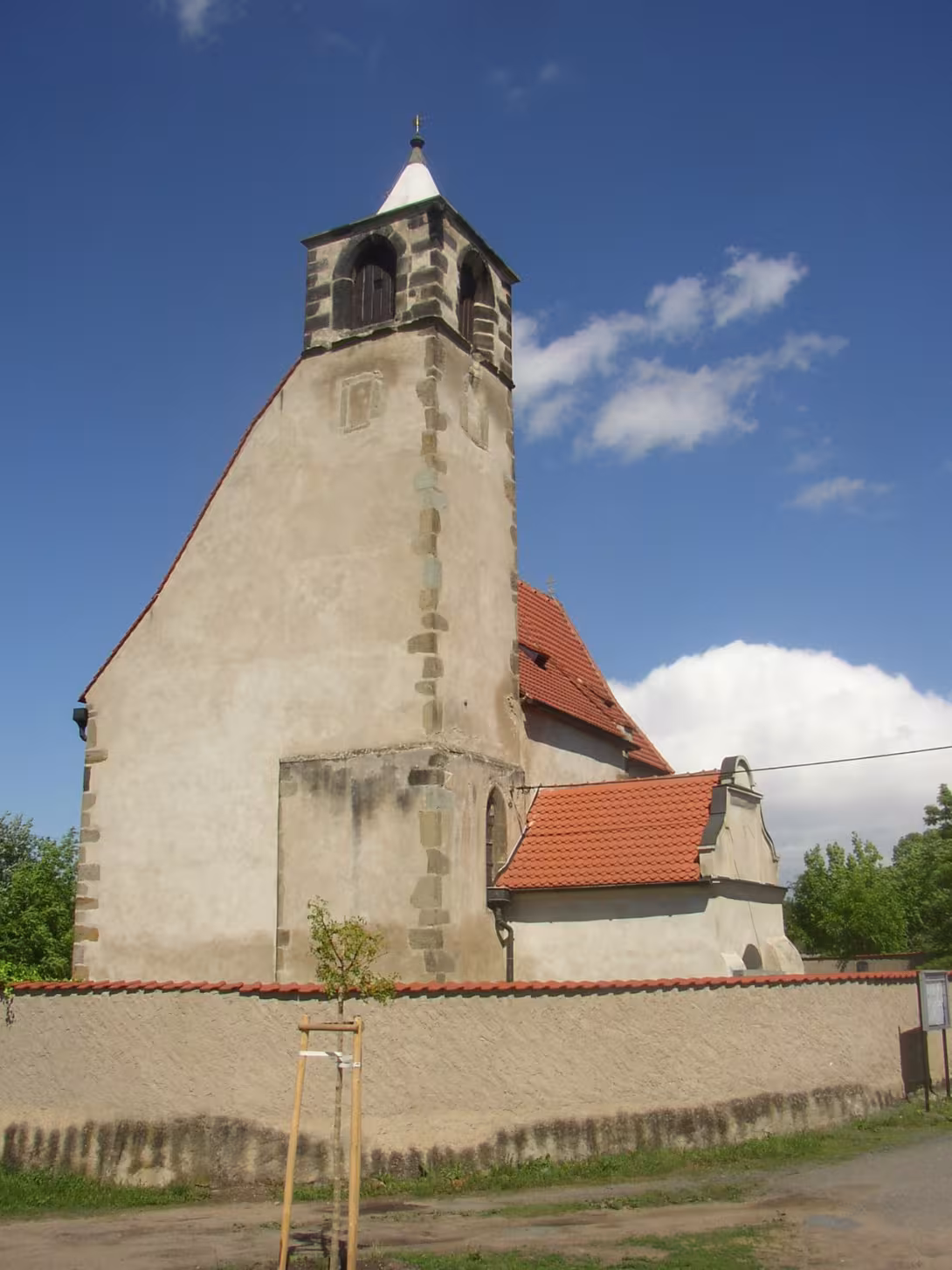 Today's view – Kostel svatého Jakuba Většího (Libiš)