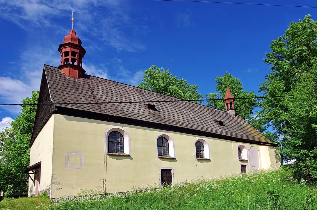 Dnešní pohled – Kostel svatého Jakuba Většího (Sněžná)
