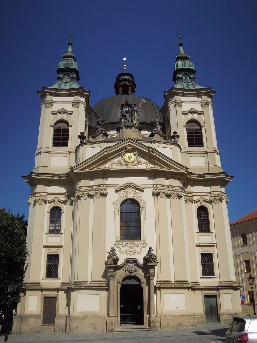 Dnešní pohled – Kostel svatého Jana Křtitele (Kroměříž)