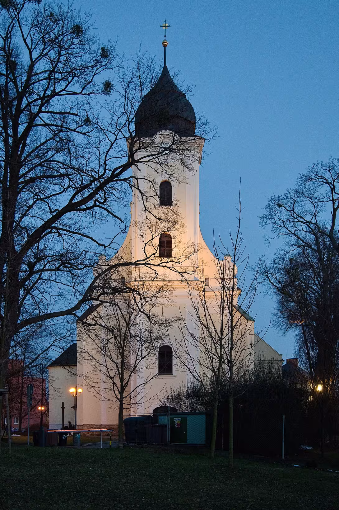 Dnešní pohled – Kostel svatého Jana Křtitele (Hlučín)