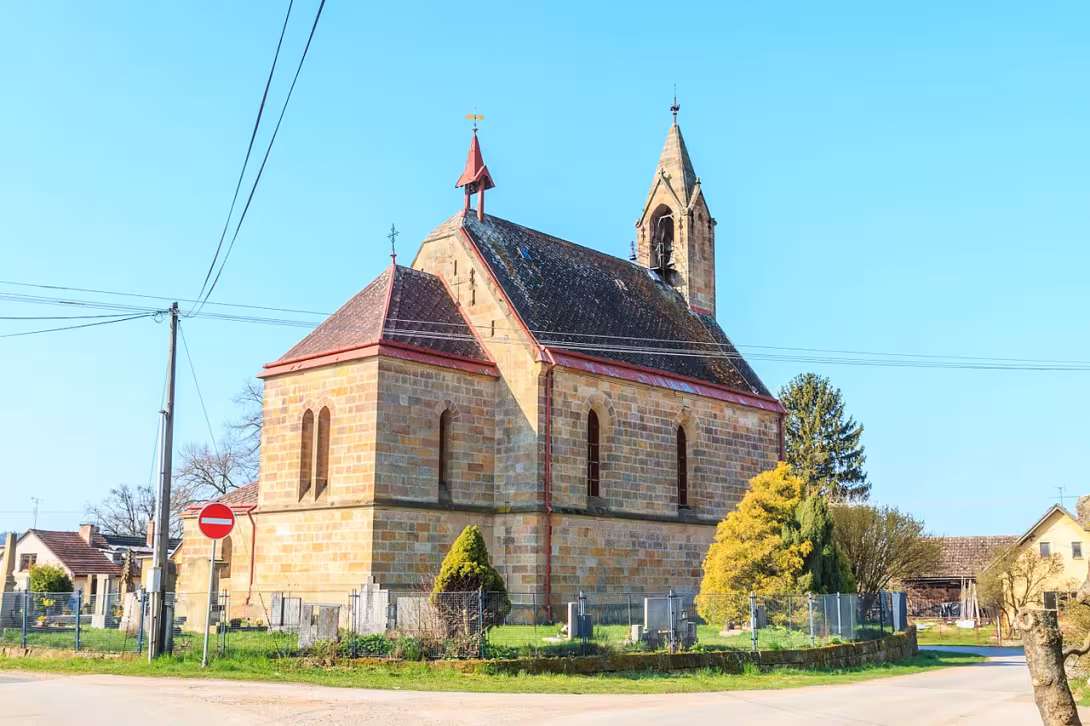 Heutige Ansicht – Kostel svatého Jana Křtitele (Svatojanský Újezd)