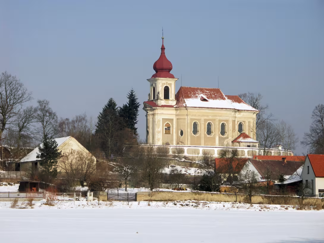 Dnešní pohled – Kostel svatého Jana Křtitele (Paštiky)
