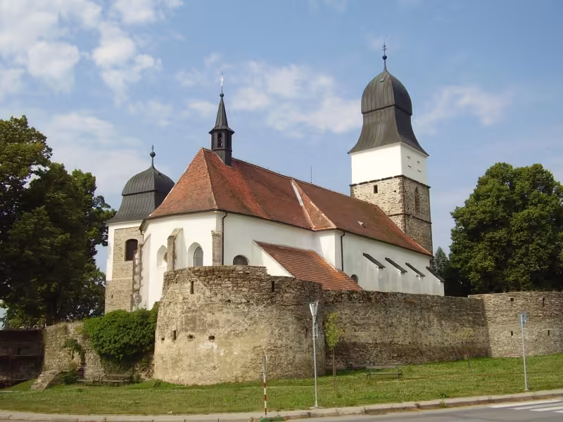Dnešní pohled – Kostel svatého Jana Křtitele (Velká Bíteš)