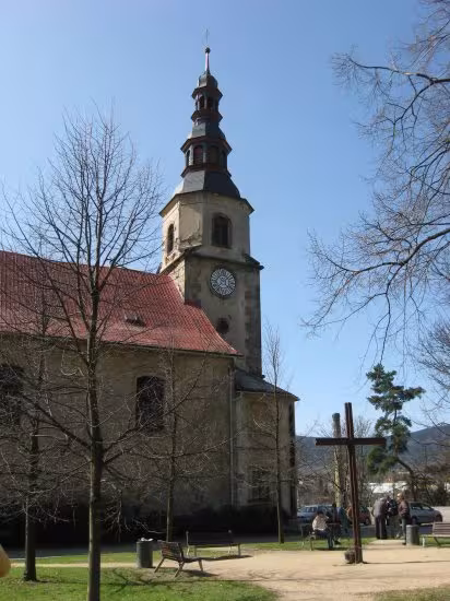 Dnešní pohled – Kostel svatého Jana Křtitele (Liberec VI-Rochlice)