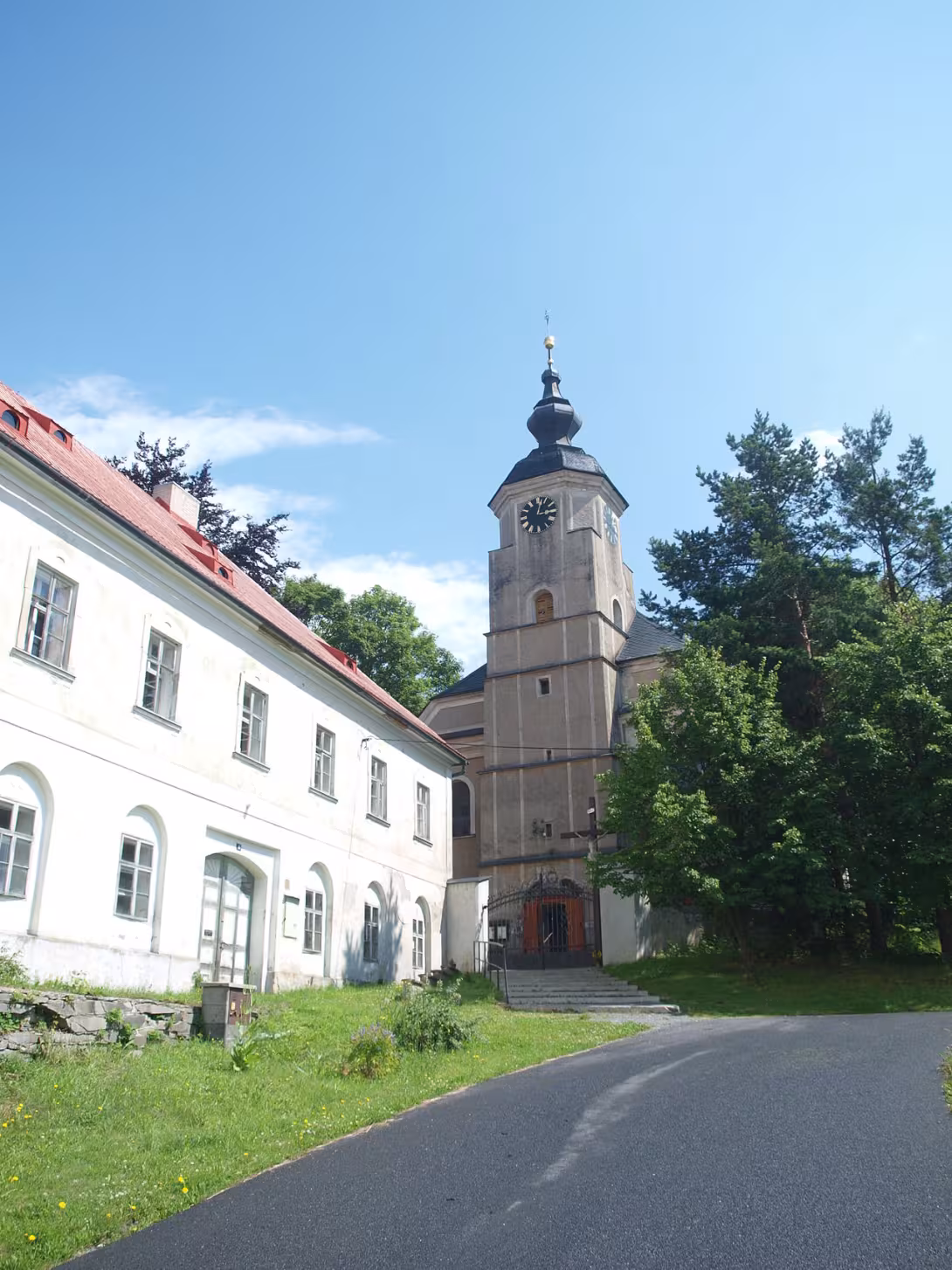 Dnešní pohled – Kostel svatého Jana Křtitele (Ryžoviště)
