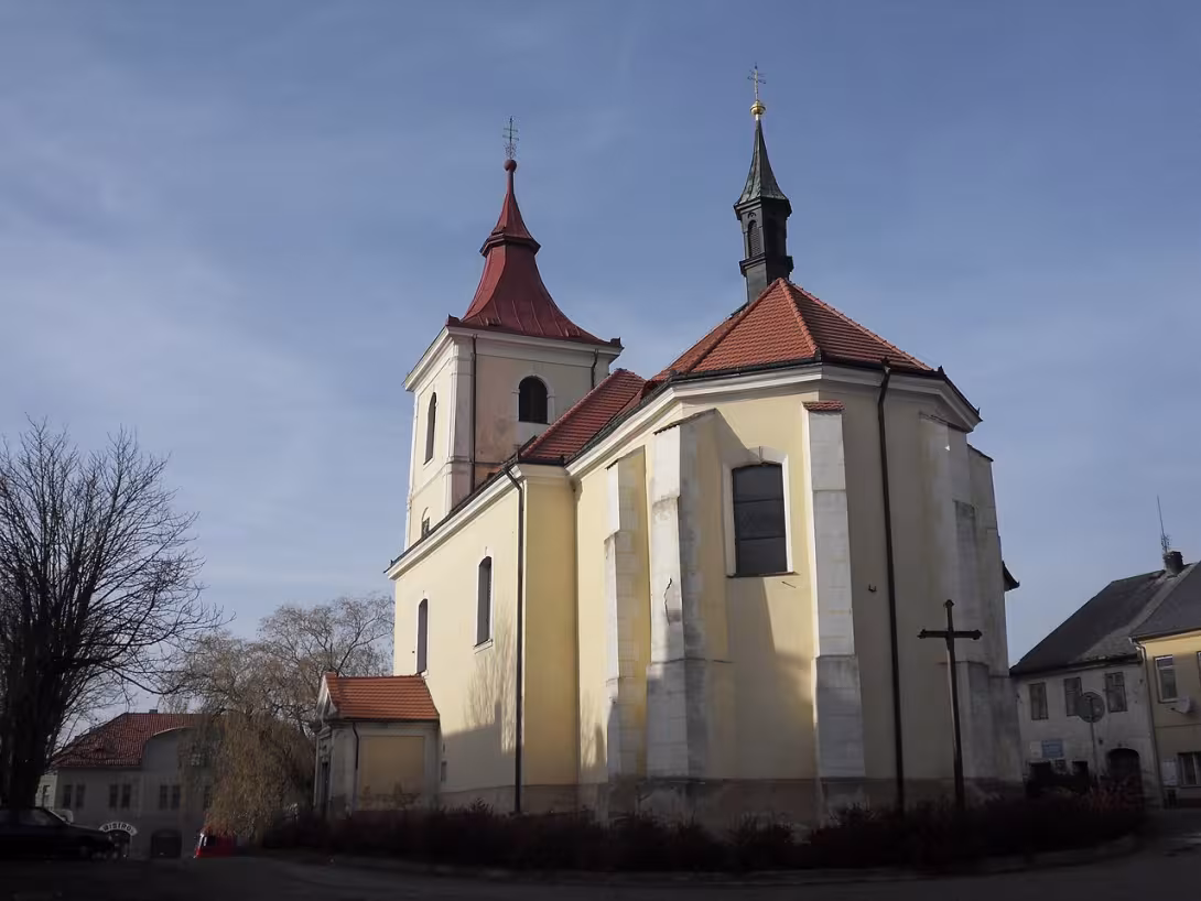 Today's view – Kostel svatého Jana Křtitele (Mýto)